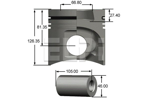 Piston LP181 3031 STD ELPI